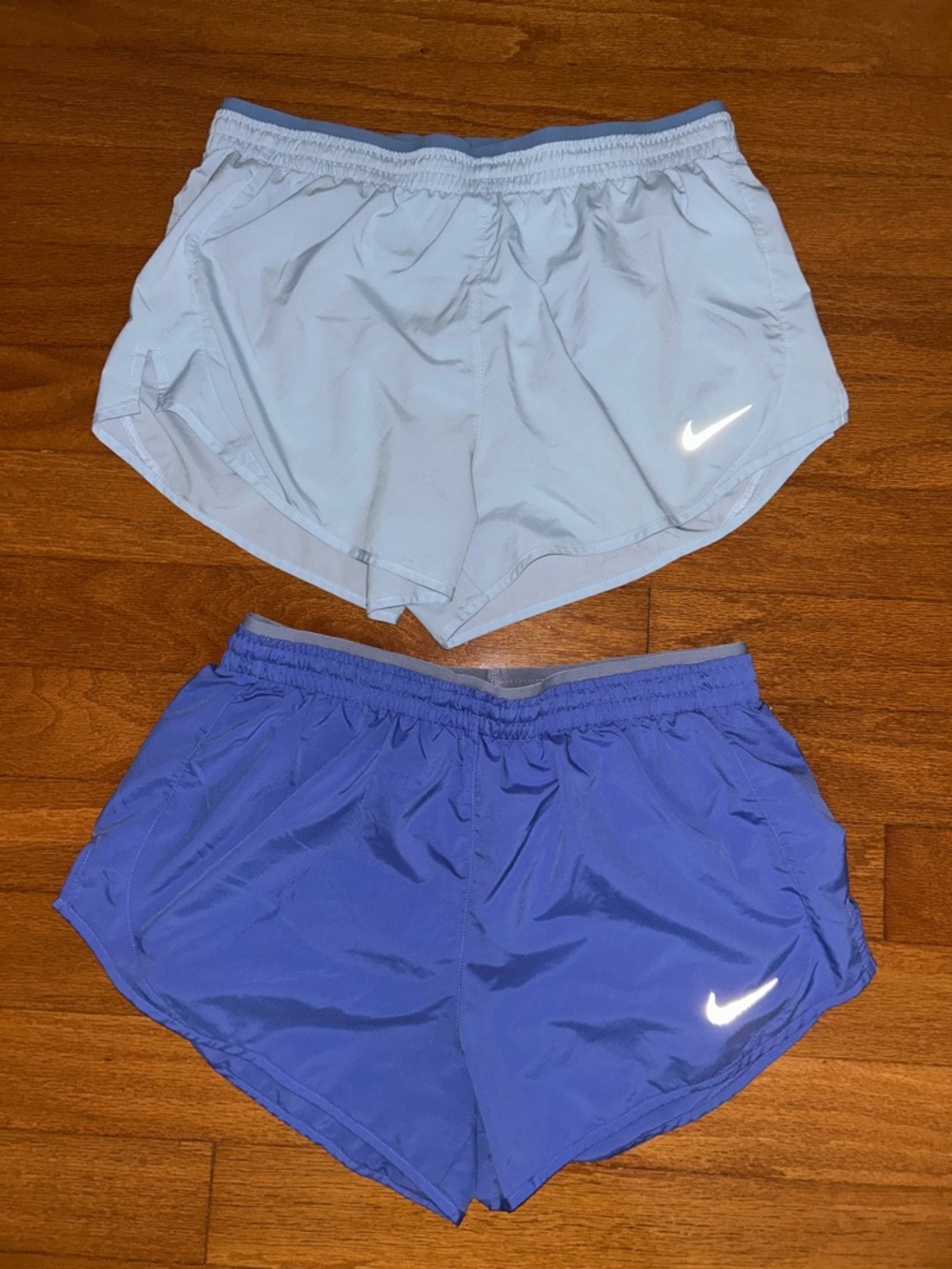 Nike Women’s Athletic Shorts Bunde - Light Blue & Violet/Blue